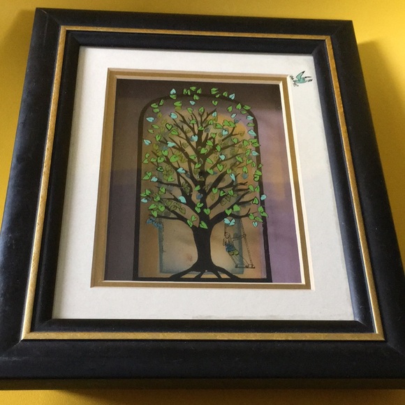 Jean-Pierre Weill original painting vitreograph reverse painted glass 3D ART NY - Picture 4 of 9